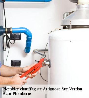 Plombier chauffagiste  artignosc-sur-verdon-83630 Azur Plomberie