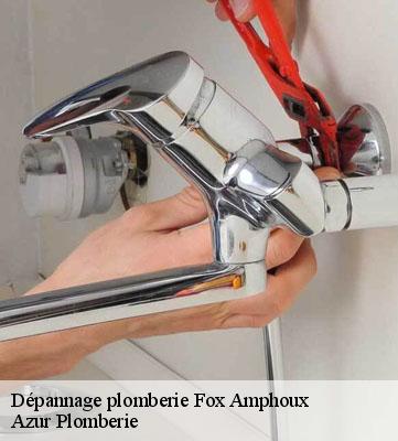Dépannage plomberie  fox-amphoux-83670 Azur Plomberie