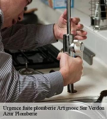 Urgence fuite plomberie  artignosc-sur-verdon-83630 Azur Plomberie