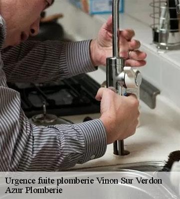 Urgence fuite plomberie  vinon-sur-verdon-83560 Azur Plomberie