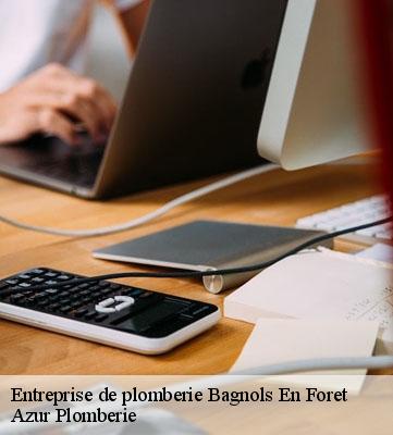 Entreprise de plomberie  bagnols-en-foret-83600 Azur Plomberie