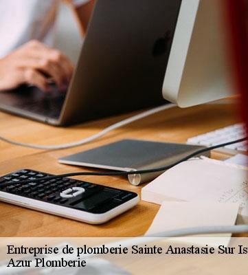 Entreprise de plomberie  sainte-anastasie-sur-issole-83136 Azur Plomberie